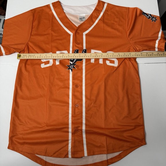 San Antonio Spurs Austin Moody Center Jersey - Orange- Unisex Size Large - Picture 2 of 4